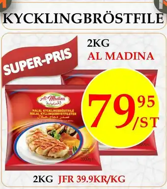 Al Madina Kycklingbröstfile 2kg