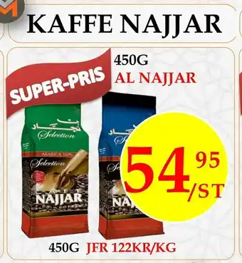 Matmixen Al Najjar Kaffe 450g erbjuda