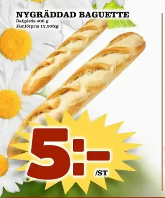 Matboden Ektorp Nygräddad Baguette 400g erbjuda