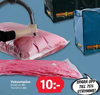 DollarStore Dollarstore vakuumpåsar erbjuda
