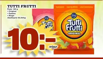 Matboden Ektorp Tutti Frutti 180g erbjuda