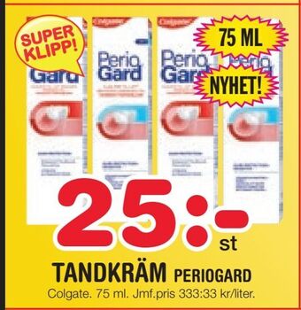 Nya Pulsen Tandkräm erbjuda