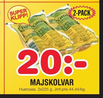 Nya Pulsen Majskolvar erbjuda