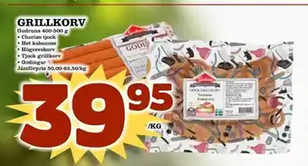 Grillkorv 400-500g