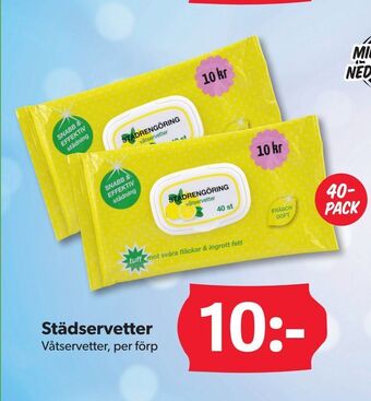 DollarStore Städservetter erbjuda