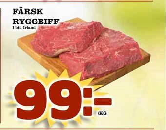Matdax Färsk ryggbiff erbjuda