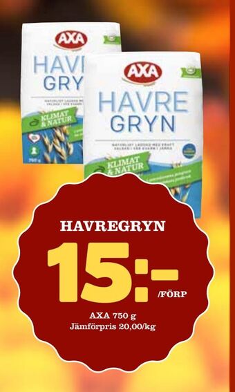 Matdax Havregryn erbjuda