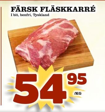 Matdax Färsk fläskkarré erbjuda