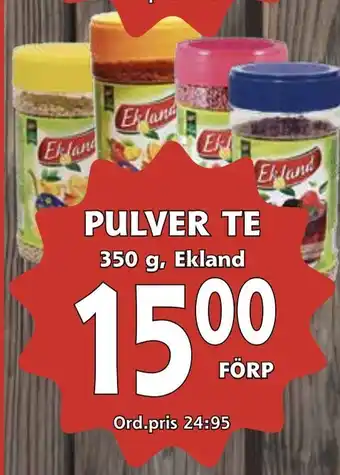 Pulver te
