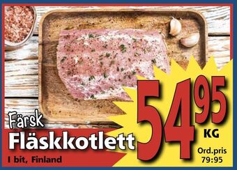 Supergrossen Fläskkotlett erbjuda