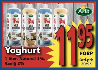 Supergrossen Yoghurt erbjuda