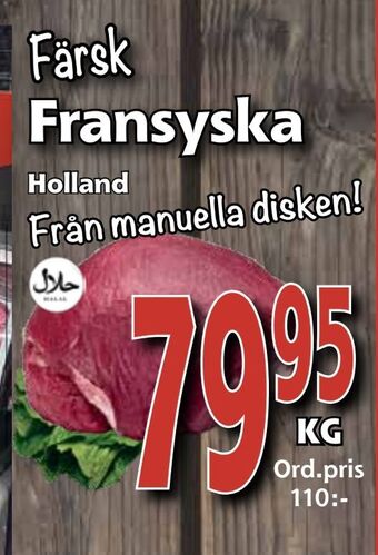 Supergrossen Fransyska erbjuda