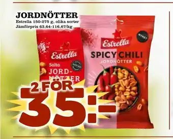 Jordnötter 150-275g