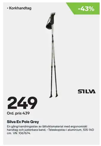 XXL Silva ex pole grey erbjuda