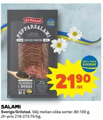 Coop Daglivs Salami 80-100g erbjuda