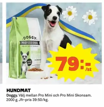 Doggy Hundmat 2000g