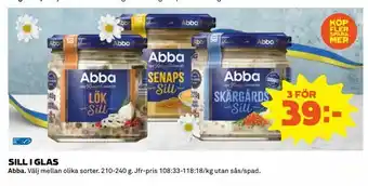 Coop Daglivs Sill i glas 210-240g erbjuda