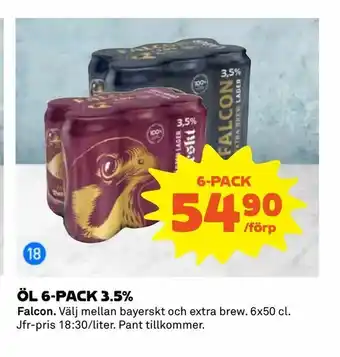 Coop Daglivs Öl 6-pack 3,5% 6x50cl erbjuda