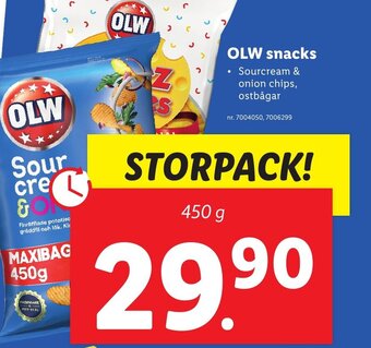 Lidl OLW snacks erbjuda