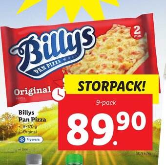 Lidl Billys Pan Pizza erbjuda