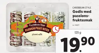 Lidl Caribbean Style Godis med passionsfruktssmak erbjuda