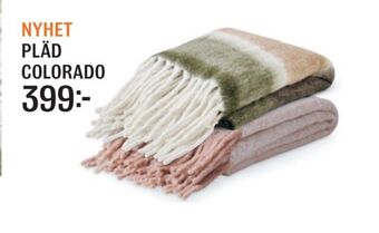 Mio Pläd colorado erbjuda