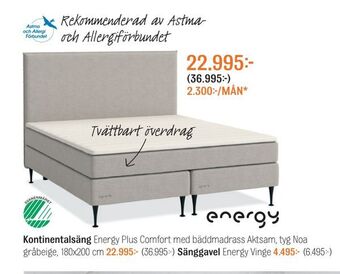 Mio Kontinentalsäng erbjuda