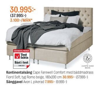 Mio Sänggavel erbjuda
