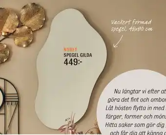 Mio Spegel gilda erbjuda