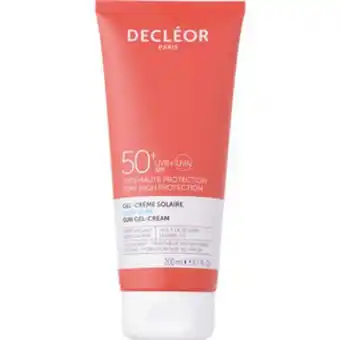 Parfym Aloe vera sun gel-cream spf50, 200ml erbjuda