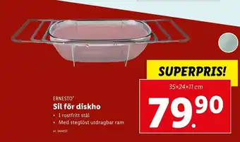 Lidl Ernesto Sil för diskho erbjuda