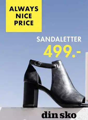 Din sko Din Sko Sandaletter erbjuda