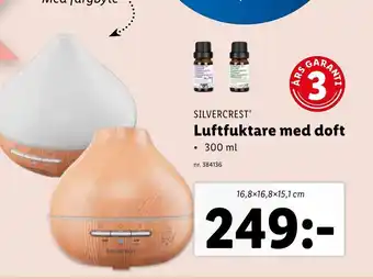 Silvercrest Luftfuktare med doft