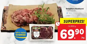 Lidl Dalsjöfors fläskkarré erbjuda