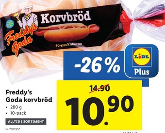 Lidl Freddy's Goda korvbröd erbjuda
