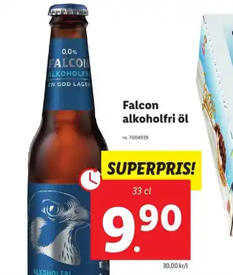 Lidl Falcon alkoholfri öl erbjuda