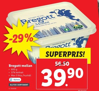 Lidl Bregott mellan erbjuda
