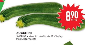 Willys Zucchini erbjuda