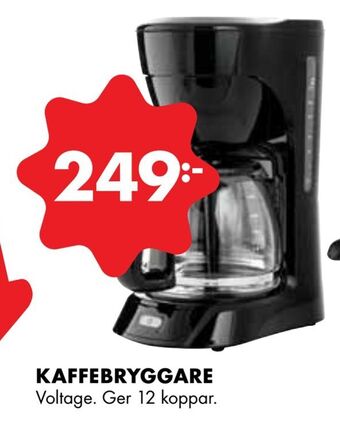 ÖoB Kaffebryggare erbjuda