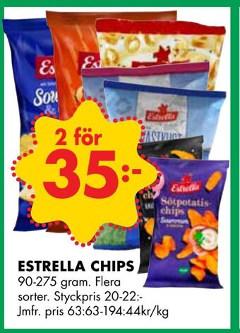 ÖoB Estrella chips erbjuda