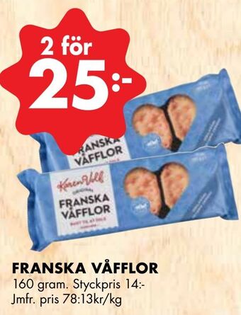 ÖoB Franska våfflor erbjuda
