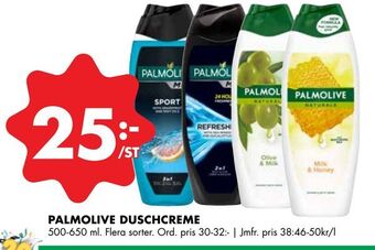 ÖoB Palmolive duschcreme erbjuda