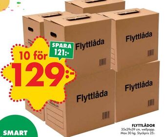 ÖoB Flyttlådor erbjuda