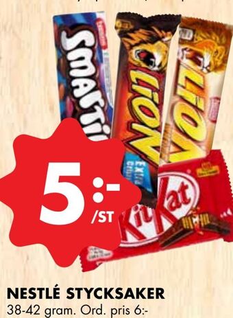 ÖoB Nestlé stycksaker erbjuda