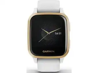 Media Markt Garmin venu sq gps smartwatch - vit/guld erbjuda