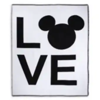 Disney Disney store mickey mouse 'love' throw erbjuda
