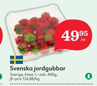 Hemköp Svenska jordgubbar erbjuda