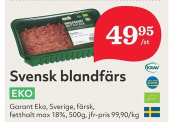 Hemköp Svensk blandfärs erbjuda