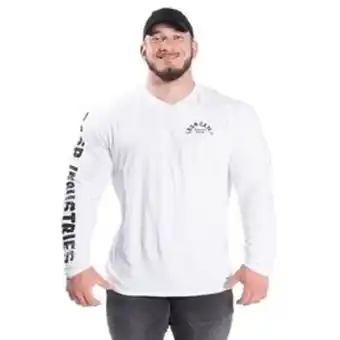 Gymgrossisten Throwback ls tee, white erbjuda