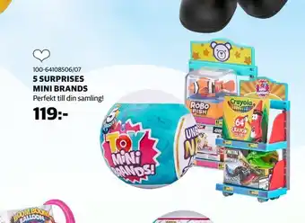 Lekia 5 surprises mini brands erbjuda